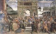 Sandro Botticelli Punishment of the Rebels oil painting